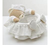 Cesto Portaoggetti Nanàn Tato - Bianco, 30x30 cm