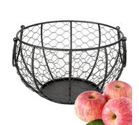Cesto portaoggetti per uova, cestino per la raccolta delle uova, cestino per il trasporto di uova fresche, raccoglitore e organizer per uova, grande cesto portaoggetti per armadio da cucina e