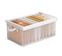 Cesto portaoggetti per vestiti e pantaloni, realizzato in tessuto cationico con interni a strati per una pianificazione efficiente dello spazio dell'armadio (con copertura)