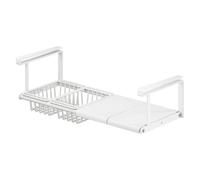Cesto portaoggetti sotto scaffale, organizer da scrivania pieghevole, per ufficio, camera da letto, bagno, cucina, lavanderia, piccoli spazi