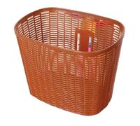 Cesto Portapacchi Cestino for bici stile retrò portatile La maggior parte delle bici for adulti Accessori for bici Portapacchi Cestino for manubrio anteriore rimovibile Per Bici Classica(Brown)