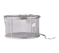 Cesto portaspezie in rete - Cestino per salamoia da cucina | Cestino rotondo in acciaio inox per spezie multiuso per per lavare piatti, frutta e