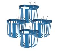 Cesto portavasi verticale da appendere alla parete, 4 pezzi, per piccoli spazi,