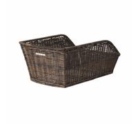 Cesto posteriore in rattan sintetico nero Basil Cento (43x32x25cm) (con staffe d