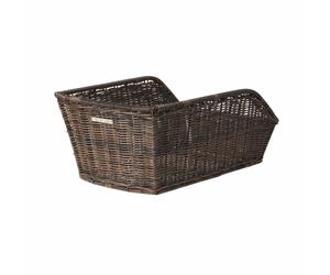 Cesto posteriore in rattan sintetico nero Basil Cento (43x32x25cm) (con staffe d