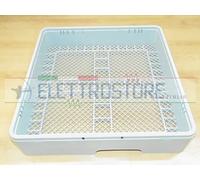 CESTO QUADRATO PLASTICA LAVAGGIO POSATE 50x50xH10,6 CSTP0052