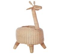 Cesto rattan chiaro motivo giraffa HAINAN