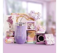 Cesto regalo di compleanno da donna, confezione per la cura personale, set regalo rilassante per spa, regalo per la guarigione presto, regalo per la festa della mamma