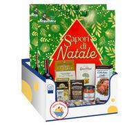 Cesto Regalo Sapori di Natale - Confezione Natalizia 8 Pezzi con Specialità Italiane - Pezzi (2)
