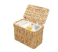 Cesto Rifiuti Intrecciato Pattumiera Con Secchio Interno Estraibile | Cestino Domestico Per Casa, Ufficio, Dormitorio, Soggiorno, Camera, Studio, Cucina, Camper