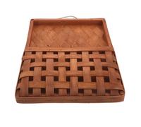 Cesto Sospeso in Legno Per Interni Cestino Intrecciato Mano Portaoggetti