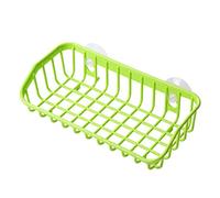 Cesto sospeso multifunzionale durevole ventosa porta spugna for piatti appeso scaffale di stoccaggio scolapiatti lavello mensola accessori da cucina