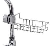 Cesto sospeso regolabile Scarico del lavandino Spugna Stoccaggio Rubinetto Portasapone Scolapiatti Scaffale Cestino Organizzatore Cucina Accessori for il bagno