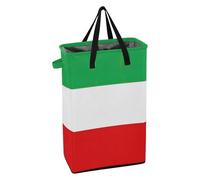Cesto stretto con manici cesti lavanderia impermeabile bambini asciugamano cesto per bambini per asilo nido bandiera Italia