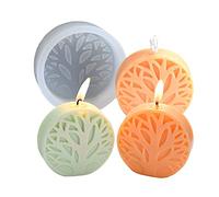 Cestony Stampi in silicone 3D a forma di albero della vita per realizzare candele, resina, colonna, aromaterapia, cera, sapone, fiori, campioni di argilla