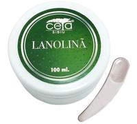 CETA Lanolina anidra 100ml Viso e Corpo- Pelle secca, Screpolata, Sensibile - Protettiva e Nutriente Mani, Talloni, Gomiti e Zone ruvide - Capezzoli in allattamento, Fssurazioni e Arrossamenti