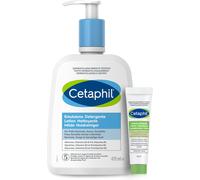 Cetaphil Emulsione Detergente Viso E Corpo, Senza Profumo, Formato 470 Ml + Crem