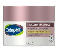 Cetaphil Face Day Cream, Healthy Radiance Whipped Day Cream w/SPF 30, Visibly Reduces Look of Dark Spots, Brightening Lotion, Designed for Sensitive Skin, Hypoallergenic, Fragrance Free, 1.7oz