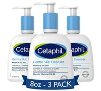 Cetaphil Face Wash Detergente idratante delicato per pelli secche e normali, confezione da 3 da 8 once, senza profumo, senza sapone e non schiumo