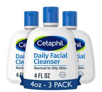 Cetaphil Face Wash Detergente viso quotidiano per pelli sensibili da miste a grasse NUOVO 4 oz Confezione da 3 Schiuma delicata Senza sapone Ipoa