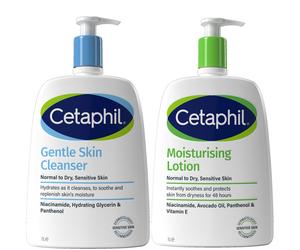 Cetaphil Healthy Supersize Best Sellers Duo for Face & Body