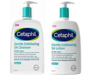 Cetaphil SA Exfoliating Daily Duo for Face & Body