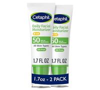 Cetaphil UVA/UVB Defense SPF 50 viso idratante, 48,2 gram (confezione da 2)