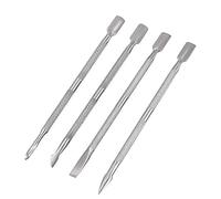 Cetfuro 4 Pezzi Manicure Manicure Strumento Acciaio Push 4 Pezzi Set per Unghie Manicure Pedicure