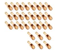 Cetfuro Cucchiaio di Legno Mini da 30 Pezzi, Cucchiaio da Bagno Mini da Bagno, Cucchiaio da in Legno, Cucchiaio da Bucato in Polvere