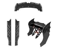 Cetfuro Il Diffusore in Fibra di Carbonio Supporta Le Piastre Paramotore 'Ala Posteriore Piastra Paramotore del Telaio del Paraurti Anteriore per ARRMA F1 Limitless, Rosso