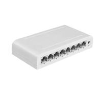 Cetfuro Interruttore dati Gigabit a 8 porte, Hub di rete, Splitter Ethernet desktop, Porte schermate Plug & Play, Mini portatile silenzioso e senza ventola