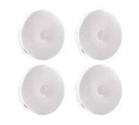 Cetfuro Luce Notturna A LED con Sensore di Movimento da 4 Pezzi, Lampada Notturna Ricaricabile Tramite USB per La Decorazione della Parete della Camera da Letto, Bianca