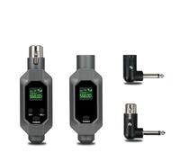 Cetfuro Ricevitore Trasmettitore Microfono Wireless Collegato ad un Microfono Senza Fili XLR per Microfono a Condensatore Dinamico 48 V,A