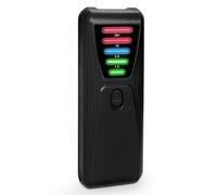 Cetfuro Rilevatore di radiazioni a campo elettromagnetico portatile EMF Meter rivelatore EMF nero