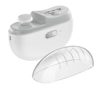 Cetfuro Tagliaunghie Elettrico Automatico con Luce e 2 Velocità, Tagliaunghie e Lucidatrice per Riporre I Ritagli di Unghie Ricaricabile