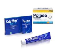 Cetilar Polase Kit Sollievo Muscolare - Cetilar Crema e 5 Patch + Polase Magnesio e Potassio