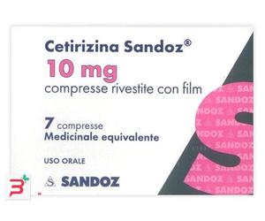 CETIRIZINA SAND*7CPR RIV 10MG