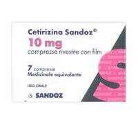 Cetirizina Sandoz 10 mg - 7 Compresse rivestite