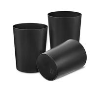 Cetomo 7.2L*3 Set, Cestino della spazzatura, Cestino della spazzatura, Cestino della carta, Cestino della spazzatura per bagni, cucine, uffici domestici, dormitori nero