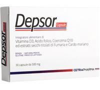 cetra pharma Depsor 30 Capsule 500mg