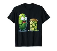 Cetriolo Spaventato Vaso Sottaceti Umorismo Maglietta