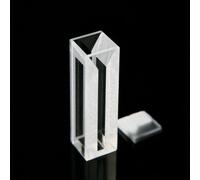 Cette al quarzo a microfluorescenza con copertura in PTFE - Percorso luminoso da 10 mm, volume da 0,7 ml, 4 finestre trasparenti