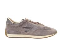 CETTI - Scarpa casual in pelle scamosciata, sportiva, vestire, casual, coulisse elastica, suola in gomma, per: uomo, Ossido, 43 EU