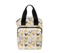 Ceudet A Sunset Bible Case, copertura per Bibbia portatile con girasole multifunzionale, borsa organizer per il trasporto della Bibbia per donne, grande borsa per la Bibbia con cerniera, borsa per la