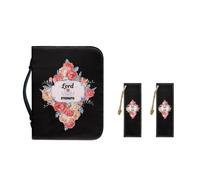 Ceudet Borsa a mano in pelle PU per donne e ragazze, con manico resistente e segnalibri, M-2XL, Croce di Pasqua con, L-10.2"x7"x1.9"