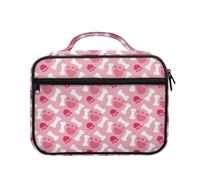 Ceudet Borsa a tracolla per bibbia, borsa per studio biblico, simpatica copertina per bibbia, Pink Dog Paw Prints01, Taglia unica