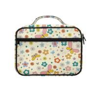 Ceudet Borsa della Bibbia per le donne Organizzatore Bibbia Studio Bag Scripture Bag Bibbia Pouch, Fiori e Farfalle01, Taglia unica