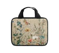 Ceudet Borsa per il trasporto della Bibbia per donne e uomini, custodia per la Bibbia occidentale, Cespuglio Fiori Vintage, Taglia unica