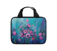 Ceudet Borsa per il trasporto della Bibbia per donne e uomini, custodia per la Bibbia occidentale, Fiore verde, Taglia unica