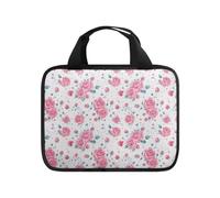 Ceudet Borsa per il trasporto della Bibbia per donne e uomini, custodia per la Bibbia occidentale, Fiori rosa., Taglia unica